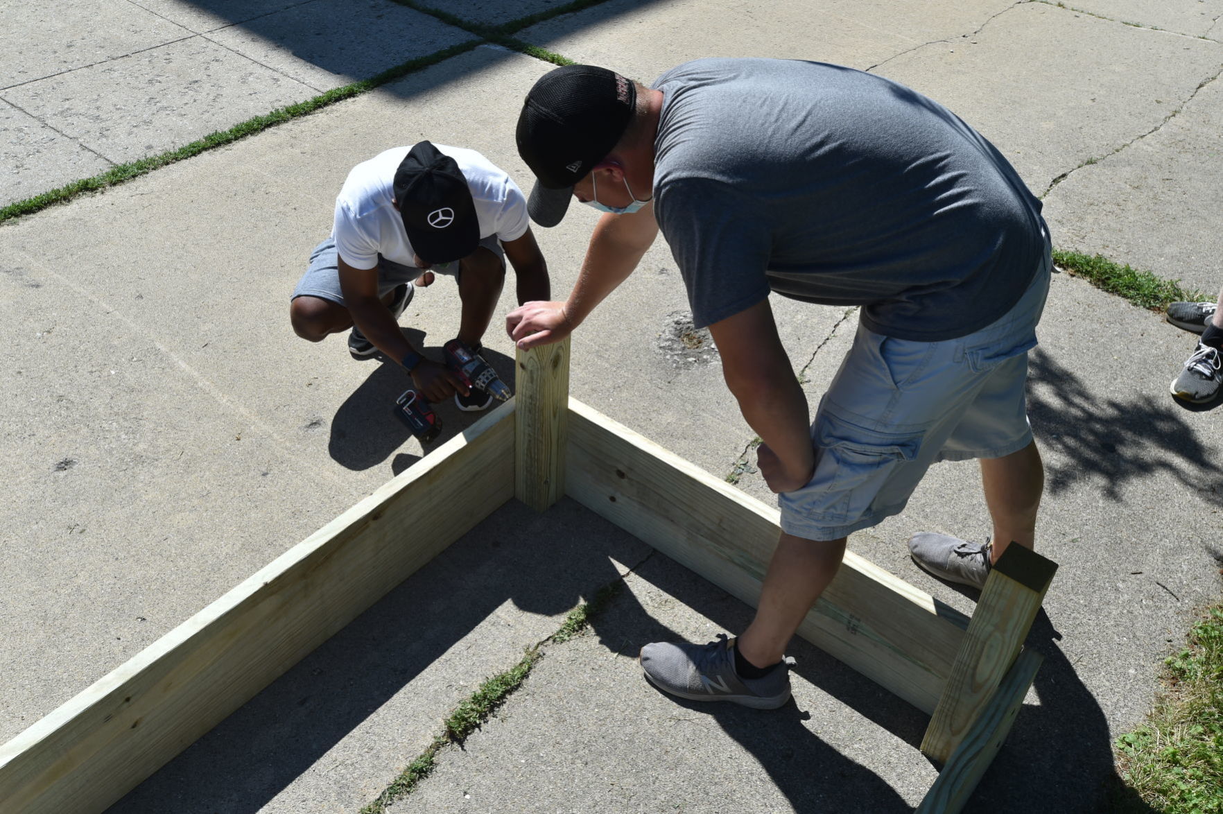 Building a garden bed